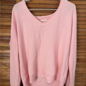 Lucky Brand Light Pink Knit Sweater – Size M